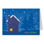 Custom Imprinted Seed Paper Shape Holiday Greeting Card