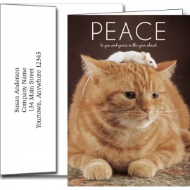 Promotional New Year Greeting Cards w/Imprinted Envelopes (5"x7")  Promotional New Year Greeting Cards w/Imprinted Envelopes (5"x7")