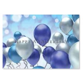 Logo Branded Balloon Anniversary Card