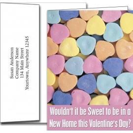 Customized Valentine's Day Greeting Cards w/Imprinted Envelopes (5"x7")