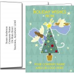 Promotional Logo Holiday Greeting Cards w/Imprinted Envelopes (5"x7")