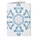 Plantable Seed Paper Holiday Greeting Card - Design D with Logo