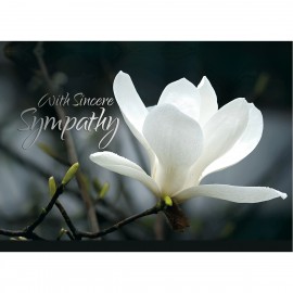 Logo Printed Floral Sympathy