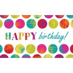 Promotional Birthday Polka Dots