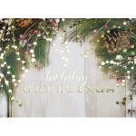 Logo Branded Rustic Holiday Card