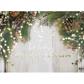 Customized Rustic Holiday Card