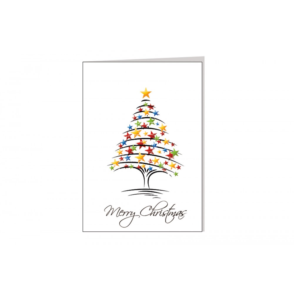 Sketch Tree Greeting Card with Logo