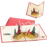 3D Christmas Greeting Card with Logo