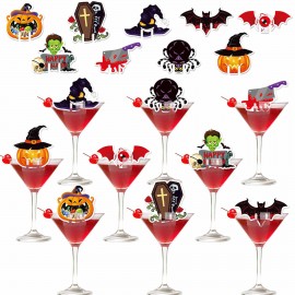 Halloween Party Goblet Decorative Insert Cards (Inventory) with Logo