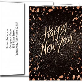 New Year Greeting Cards w/Imprinted Envelopes (5"x7") with Logo