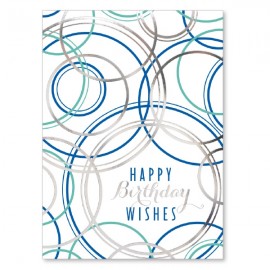 Customized Birthday Balloon Banner Card