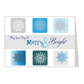 Promotional Merry & Bright Holiday Greeting Card  Promotional Merry & Bright Holiday Greeting Card