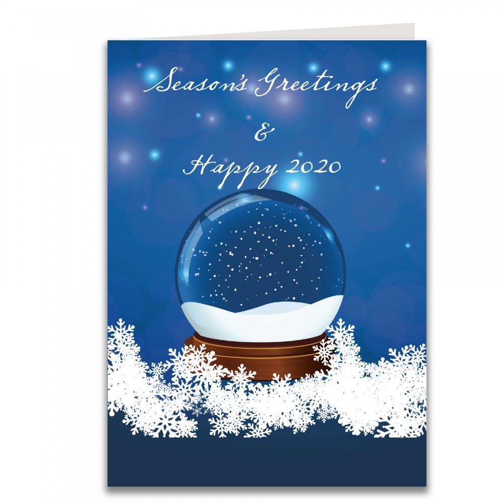 Logo Branded Bright Days Holiday Greeting Card