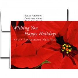 Promotional Holiday Greeting Cards w/Imprinted Envelopes