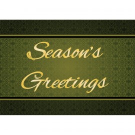 Green Texture Greeting Card with Logo