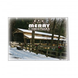 Logo Branded Covered Bridge Greeting Card