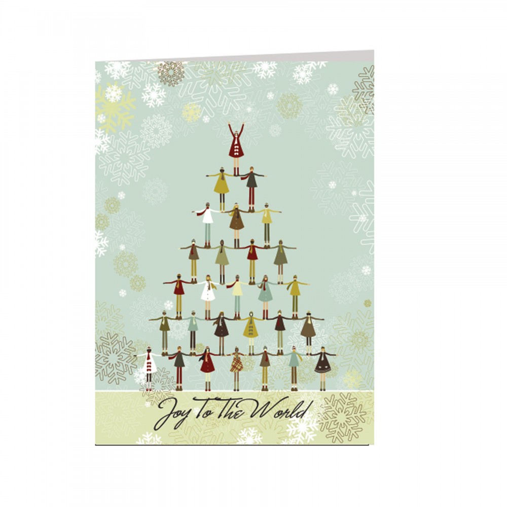 People Tree Greeting Card with Logo