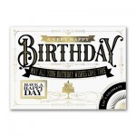 A Very Happy Birthday Birthday Card Custom Imprinted