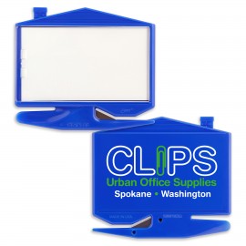 Custom House Business Card Zippy Letter Opener w/ Staple Remover (Imprinted)