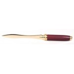 Personalized Inluxus Executive Letter Opener w/Gold Appointments