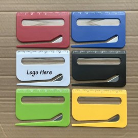 3-In-1 Letter Opener with Ruler and Magnifier with Logo