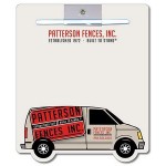Memo Board - 8.5"x10.125" Laminated Shaped (Van/Truck/Auto/Car) - 14 Point Personalized