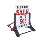 Personalized White Rolling Swinger Deluxe Message Board (2' x 3')