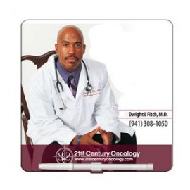 Square Digital Memo Board with Logo