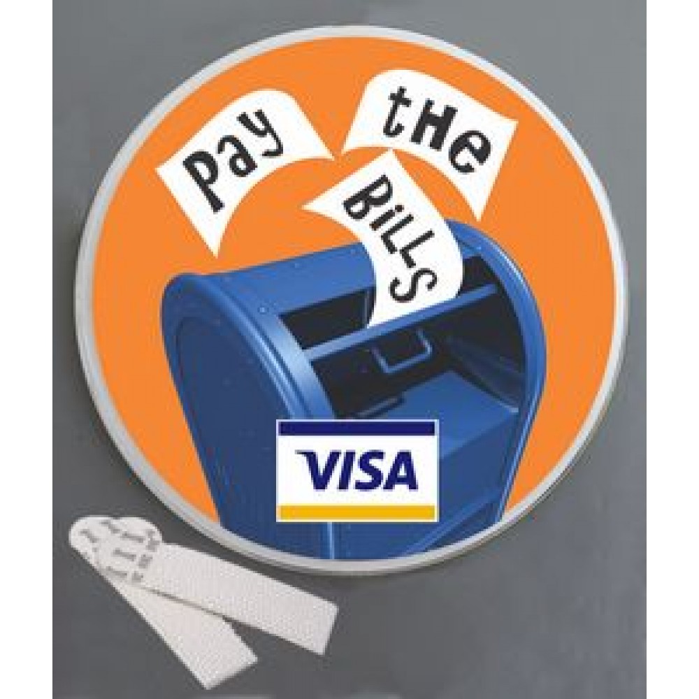 Pay The Bills Wallminder - 4" with Logo