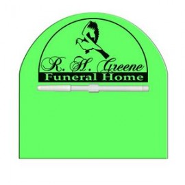 Half Moon Offset Printed Memo Board with Logo