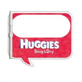 Custom Square Thought Bubble Digital Memo Board