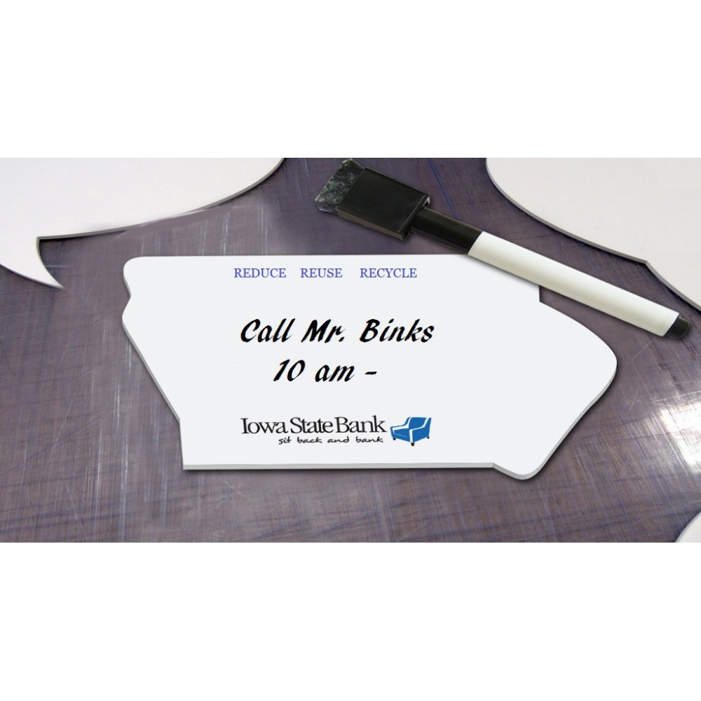 State Shaped Paperless Notepads Logo Printed State Shaped Paperless Notepads Logo Printed