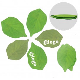 Promotional Custom 2.6"X3.8" Leaf Sticky Notes Memo Pad Paper Sticker Pads