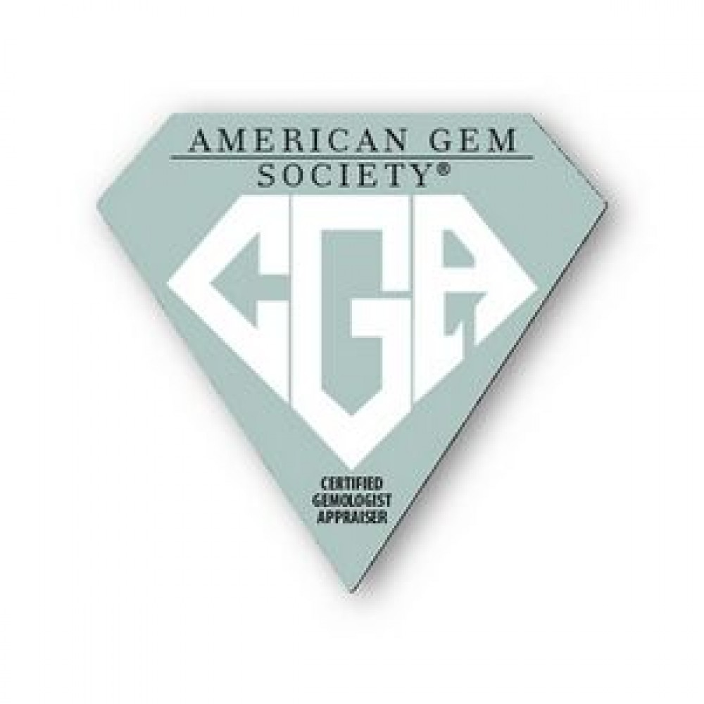 Gem Diamond Shape Stock Vinyl Magnet - 20mil Logo Printed