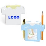 T-shirt Memo Pad With Pen Holders Logo Printed