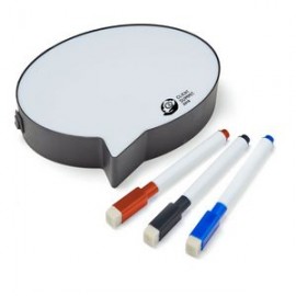 6" Light-Up Mini Speech Bubble Message Board with Logo