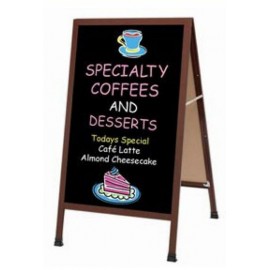 A-Frame Dry Erase Marker Board with Logo  A-Frame Dry Erase Marker Board with Logo