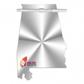 Personalized Alabama State Digital Memo Board  Personalized Alabama State Digital Memo Board