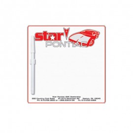 Custom Memo Board - 8"X8" Square Shape Custom Printed Memo Board w/Magnets or Tape on Back