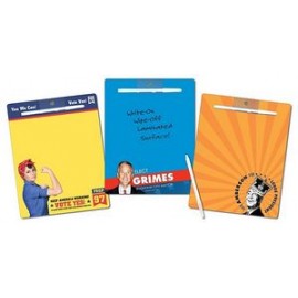 Announcement Memo Board - 8.5"x11" Laminated - 14 Point with Logo