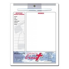 Custom Imprinted Religious Memo Board - 8.5"x11" Laminated - 14 Point
