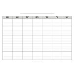 Logo Branded Calendar Dry Erase Wall Decal