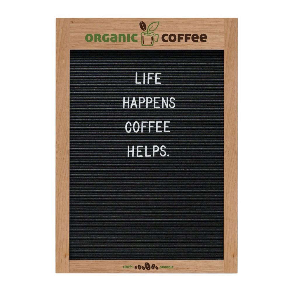 Wall Letter Board - 17"w x 24"h Custom Imprinted Wall Letter Board - 17"w x 24"h Custom Imprinted