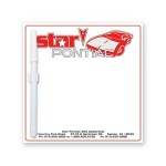 8"X8" Square Shape Custom Printed Memo Board w/Magnets or Tape on Back with Logo