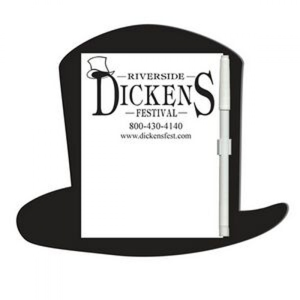 Top Hat Offset Printed Memo Board with Logo
