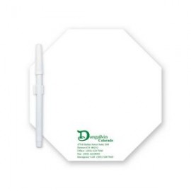 8"X8" Octagon Custom Printed Memo Board w/Magnets or Tape on Back Personalized