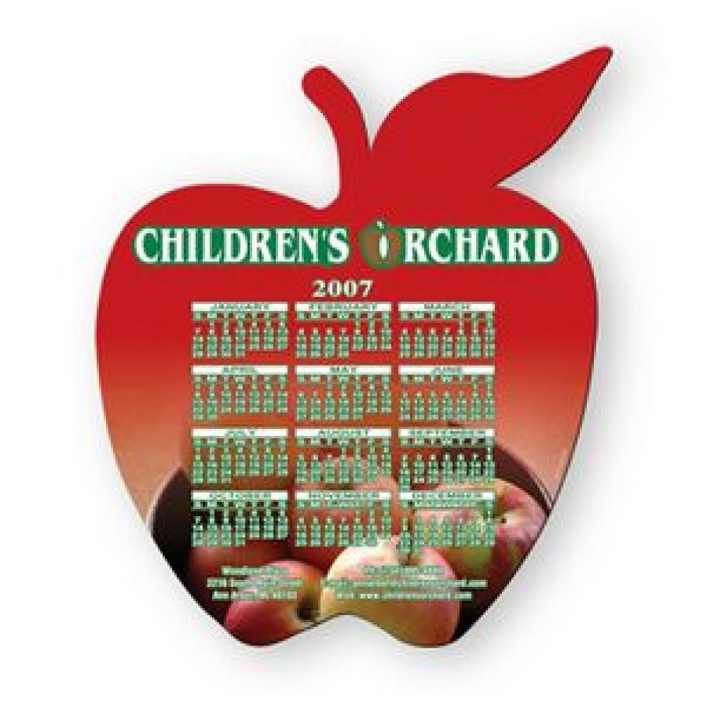 Apple Shape Stock Vinyl Magnet - 30mil Personalized Apple Shape Stock Vinyl Magnet - 30mil Personalized