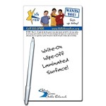 Customized Religious Mini Memo Board - 5.25x8.5 Laminated - 14 pt.