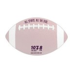 Mini Laminated Football Shaped Memo Board Personalized