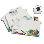 Custom Imprinted Custom Magnetic Memo Board (8.5"X11" House)